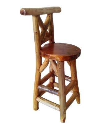teak root barstool – barstool teak root with back